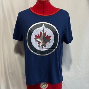 NHL Winnipeg Jets Blue Short Sleeve Tee SM408